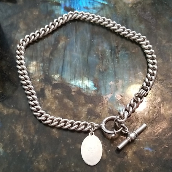 COPY - Ralph Lauren Sterling Silver Toggle Necklace - Picture 3 of 4